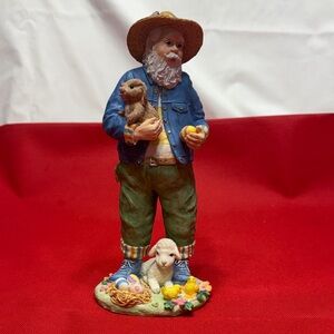 Sarah's Attic Santas of the Month Figurine ~ Easter Santa April Series 6533